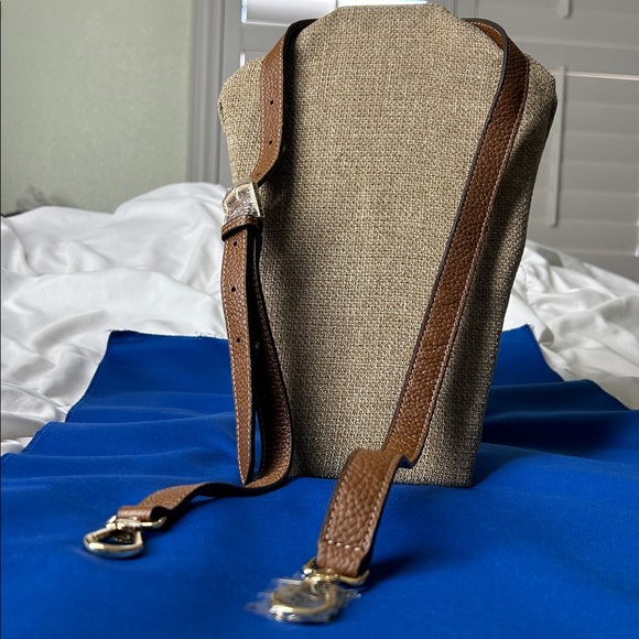 🖤NEW🔺FURLA brown leather bag strap - Picture 3 of 12